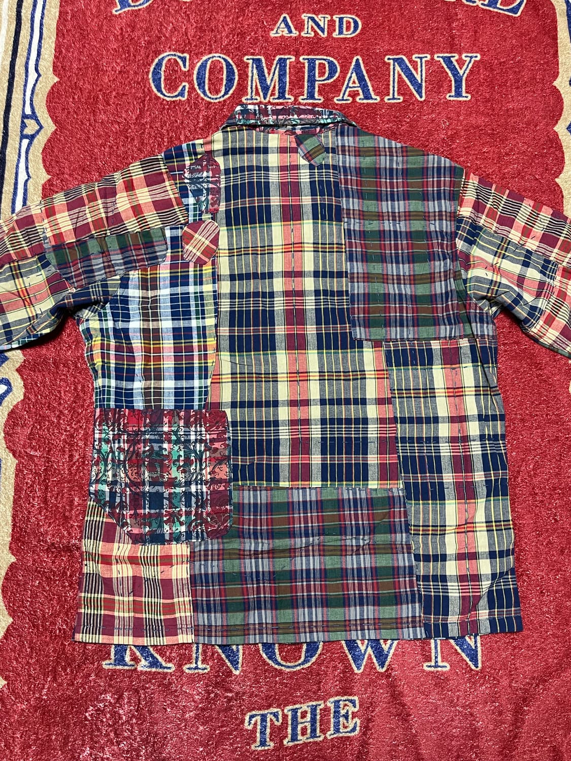 폴로 패치워크 마드라스 오버셔츠  상품이미지3