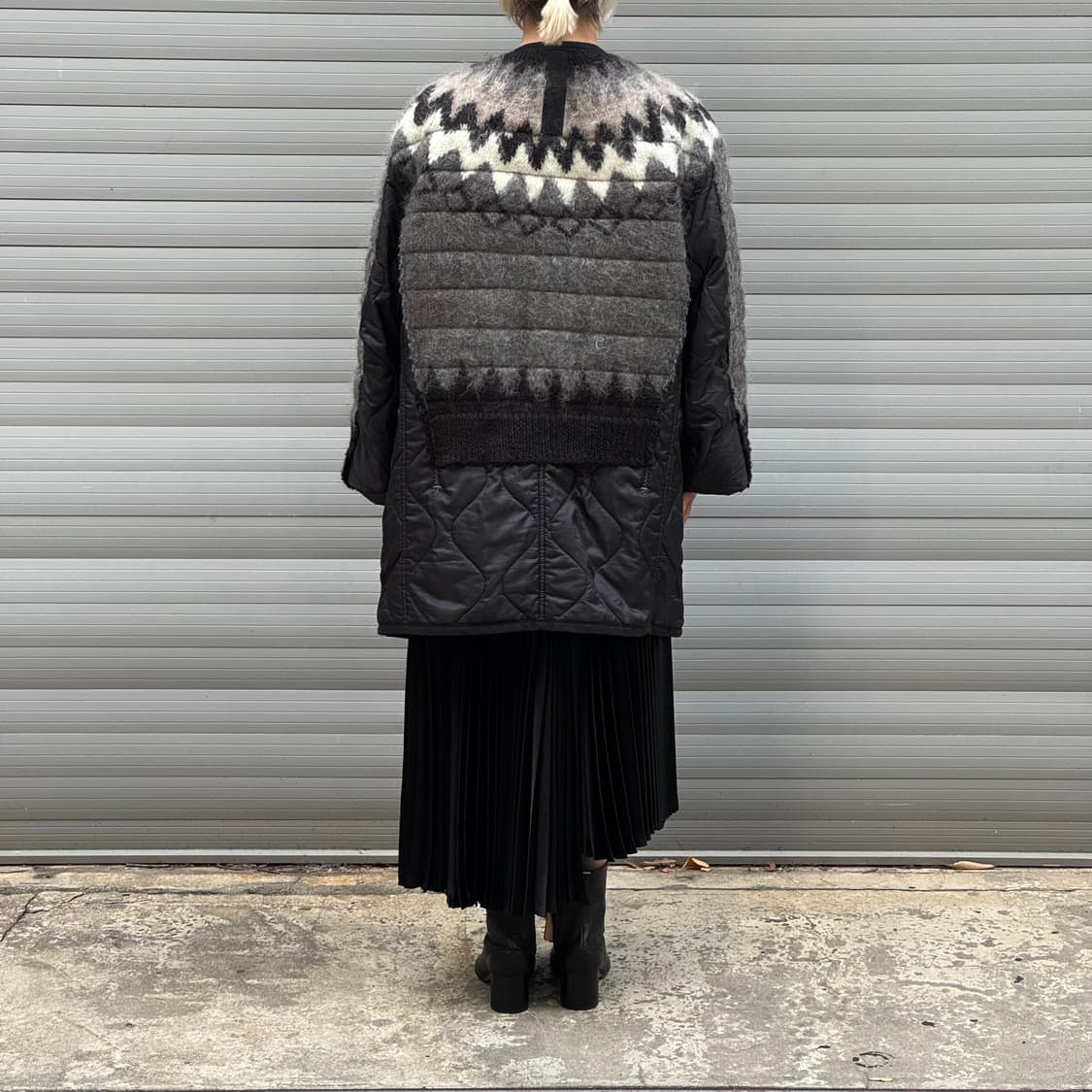 Quilted Sweater Jacket 상품이미지10