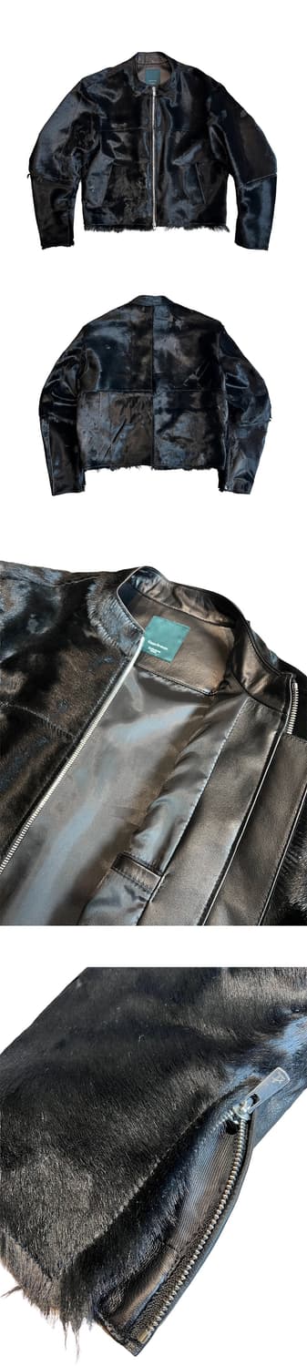 언더마이카 25ss 인디언 고트 헤어 라이더 자켓 상품이미지4