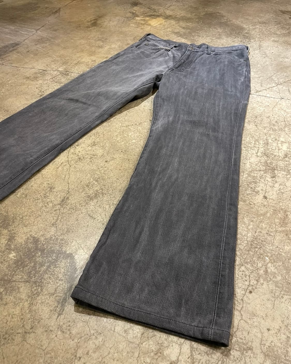Wrangler wo377 그레이 플레어 데님 팬츠 상품이미지8
