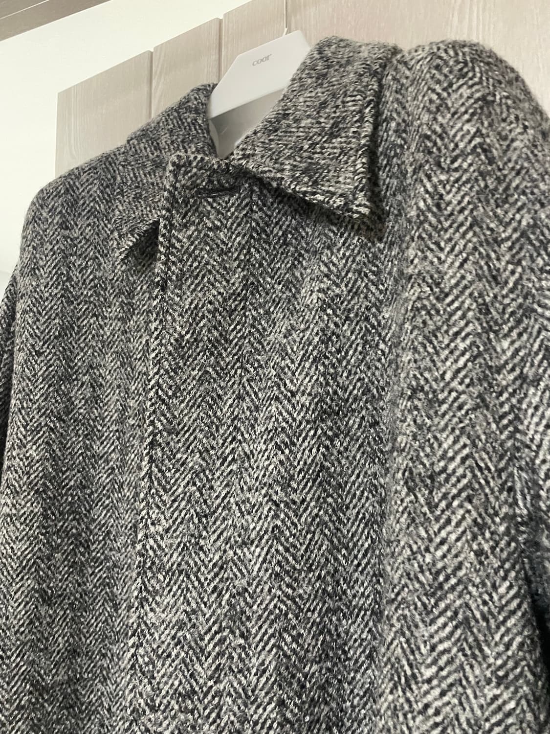 coor 헤링본 코트 팝니다 상품이미지4