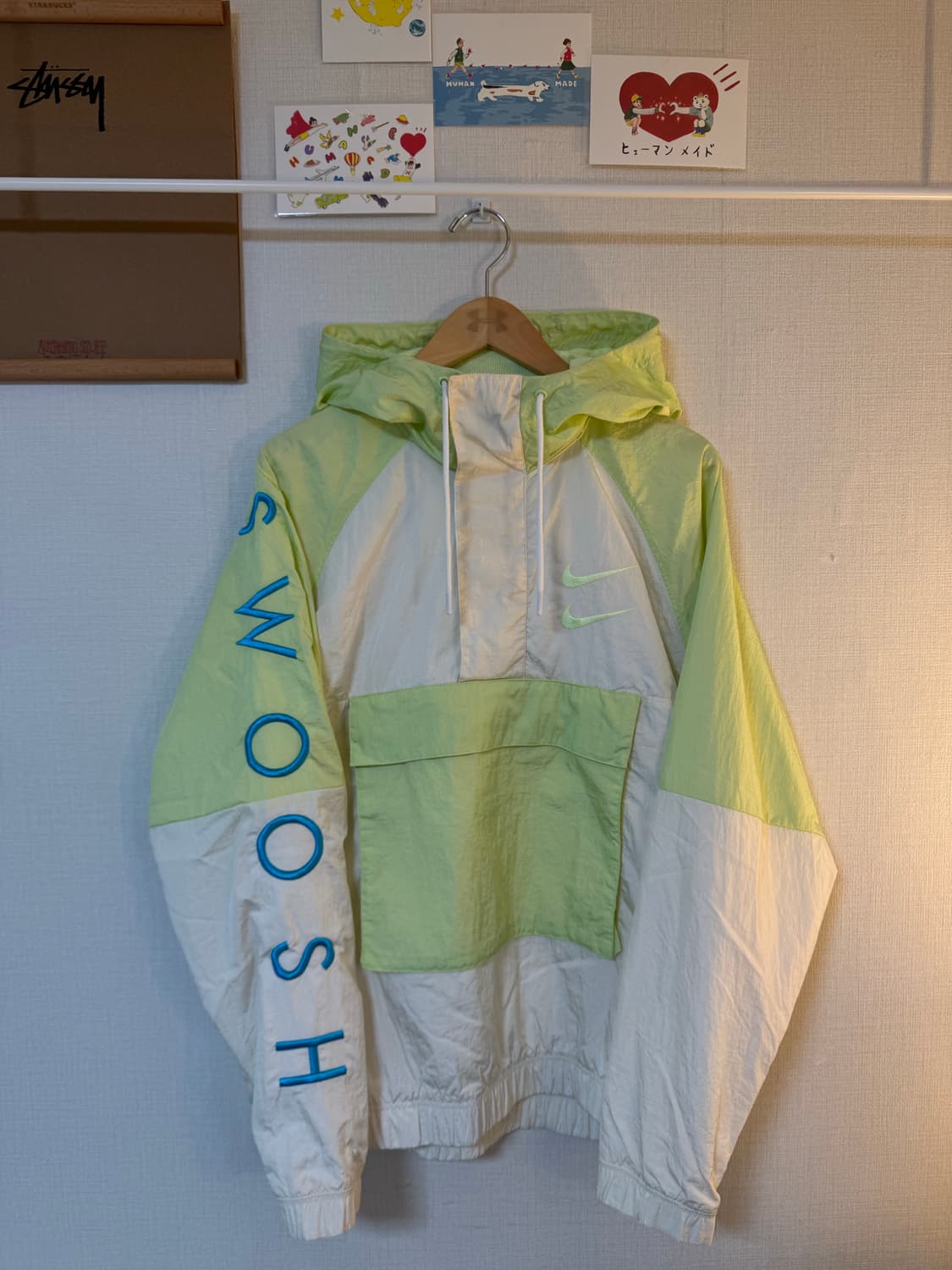 [XL]나이키 더블 스우시 우븐 아노락 자켓 상품이미지1