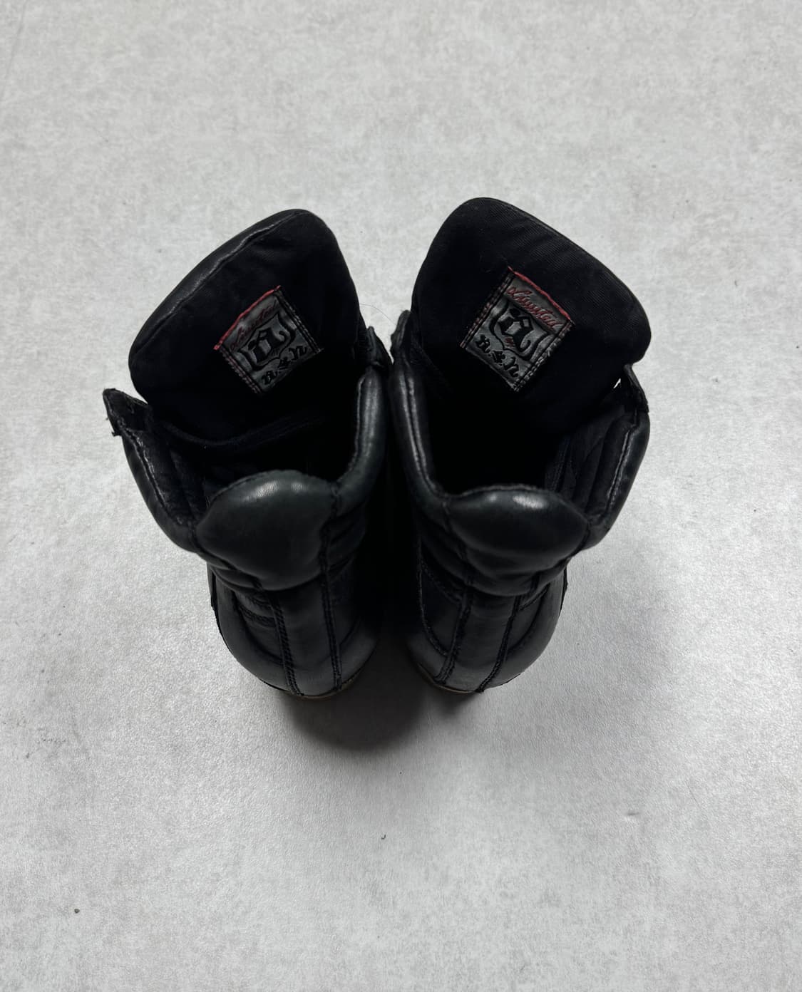 ASH 보위 웨지힐 하이탑 스니커즈 블랙 상품이미지4