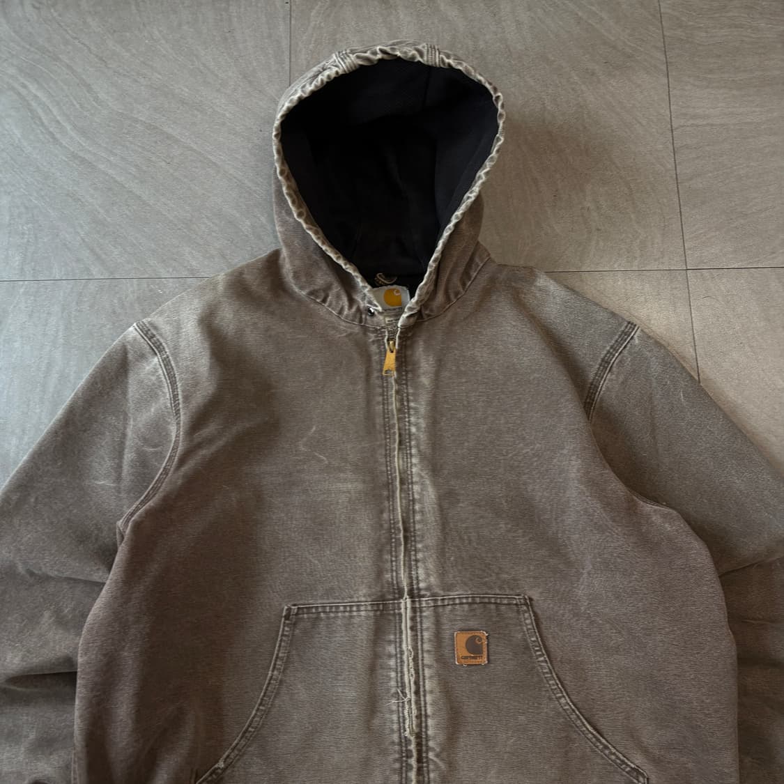 칼하트 정품 j28 브라운 액티브 자켓  상품이미지2