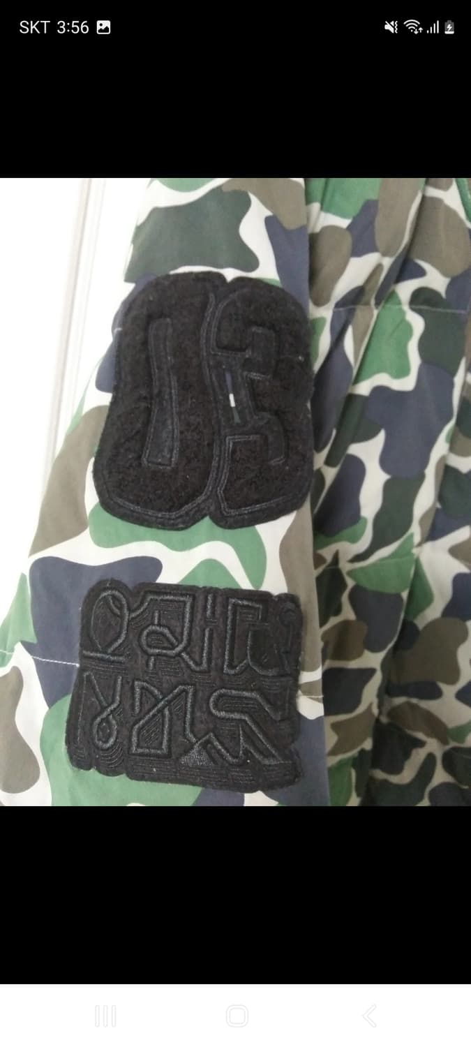 아디다스 밀리터리 패딩 110사이즈 상품이미지2