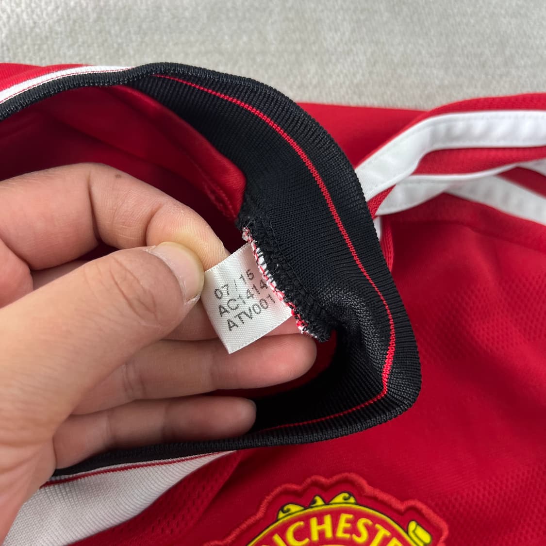 100 아디다스 맨유 15-16 홈 반팔 유니폼 상품이미지4