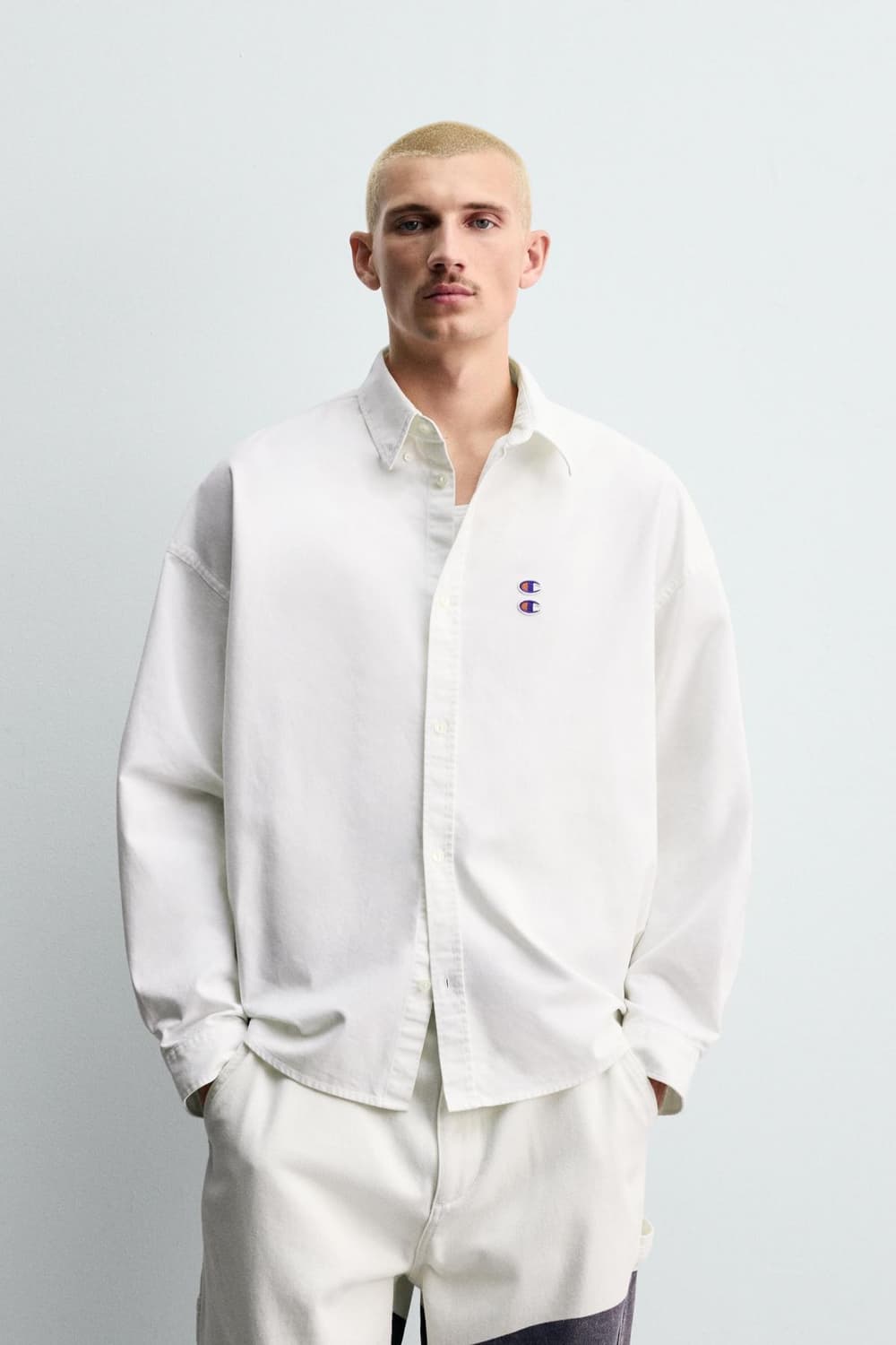 자라 챔피온 옥스포드 패치 셔츠 상품이미지2