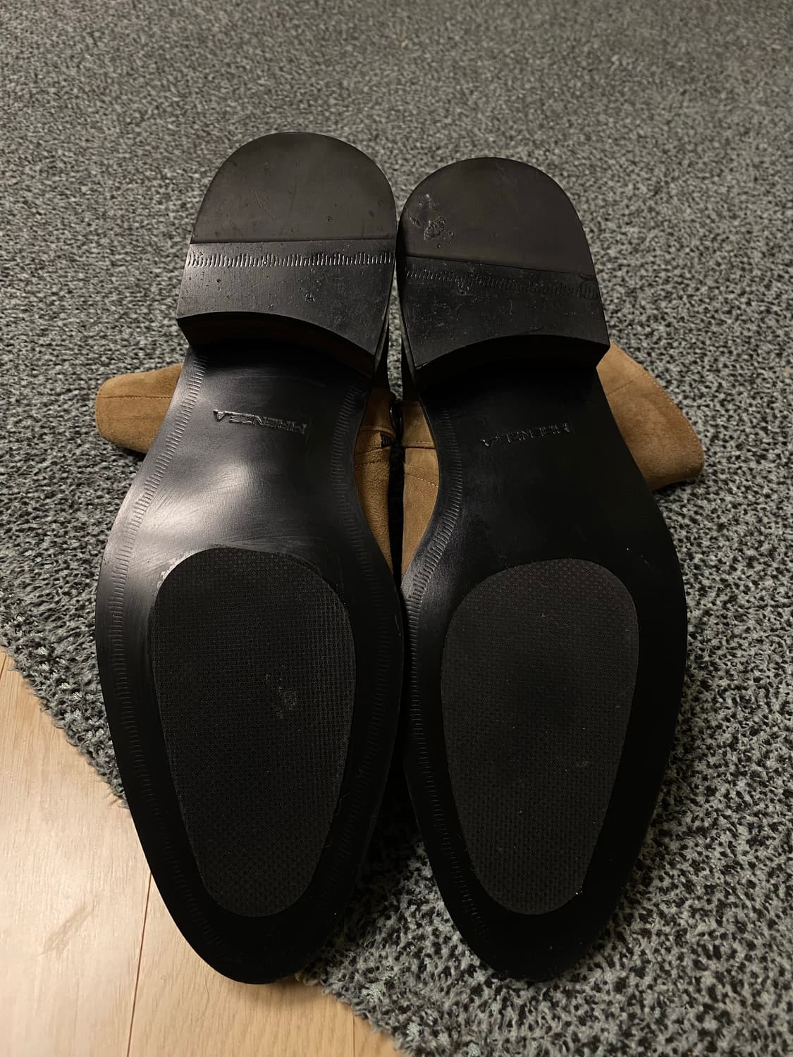 피렌체 아뜨리에 벨크로 스웨이드 집업 부츠(애쉬베이지) 상품이미지7