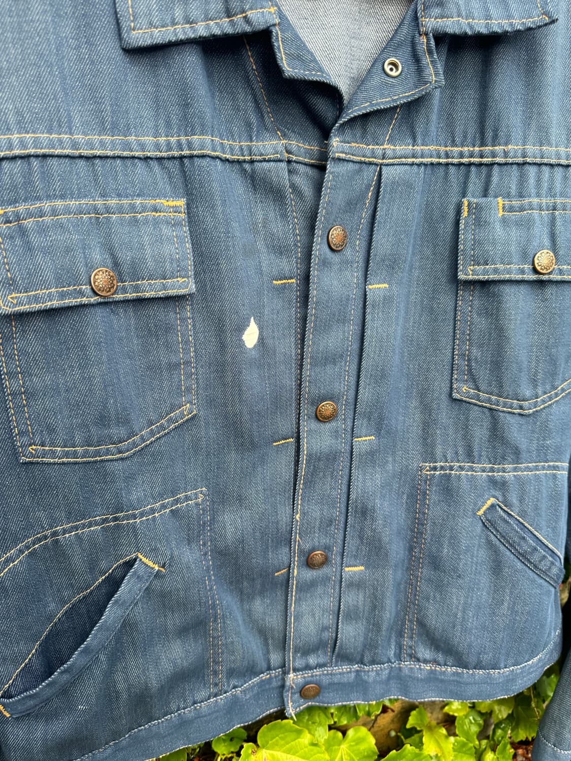 70s JCpenney 2nd 핸드리페어 빈티지 데님 트러커 자켓 상품이미지3