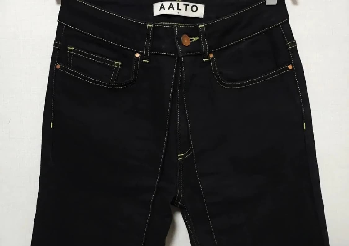 (매장판) ALLTO 알토 진청 플리츠 디자인 데님 팬츠 27 상품이미지5