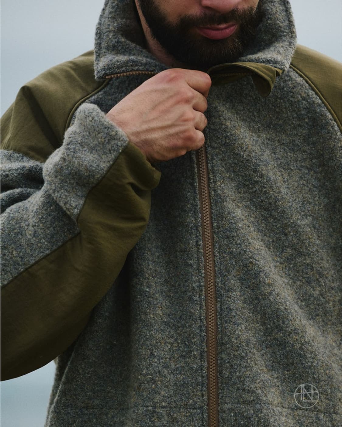 새상품) 나나미카 보일드 울 플리스 자켓 L 상품이미지3