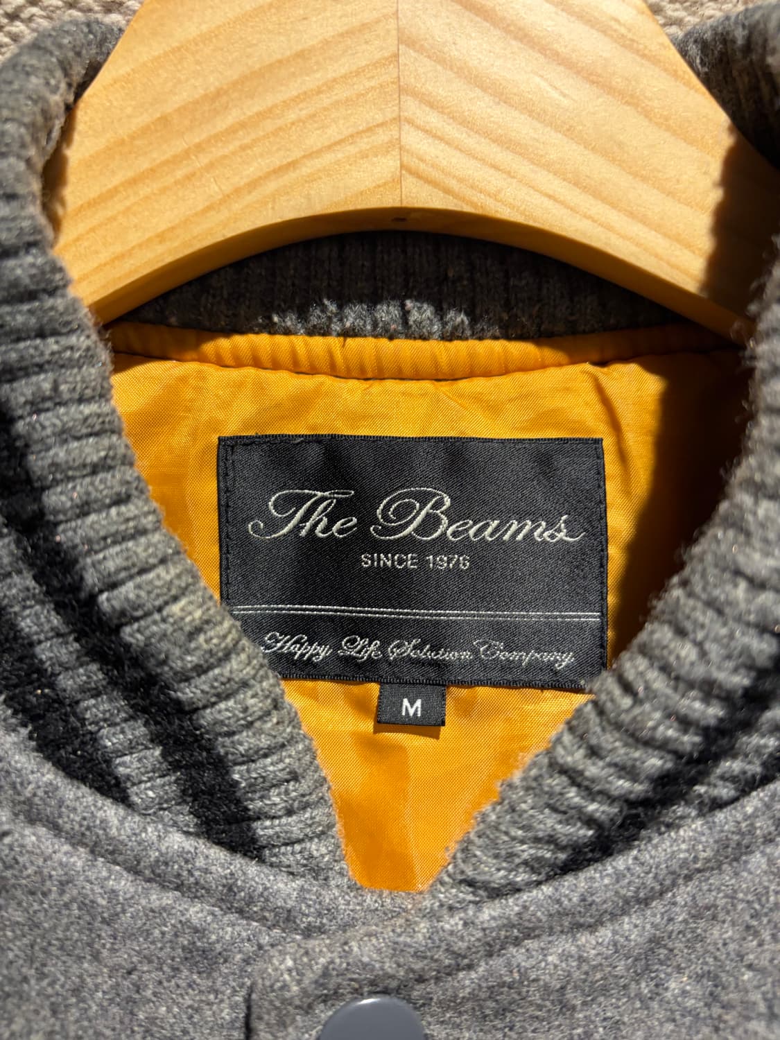 Beams wool ma-1 blouson /빔즈 마원 항공점퍼 블루종 상품이미지4