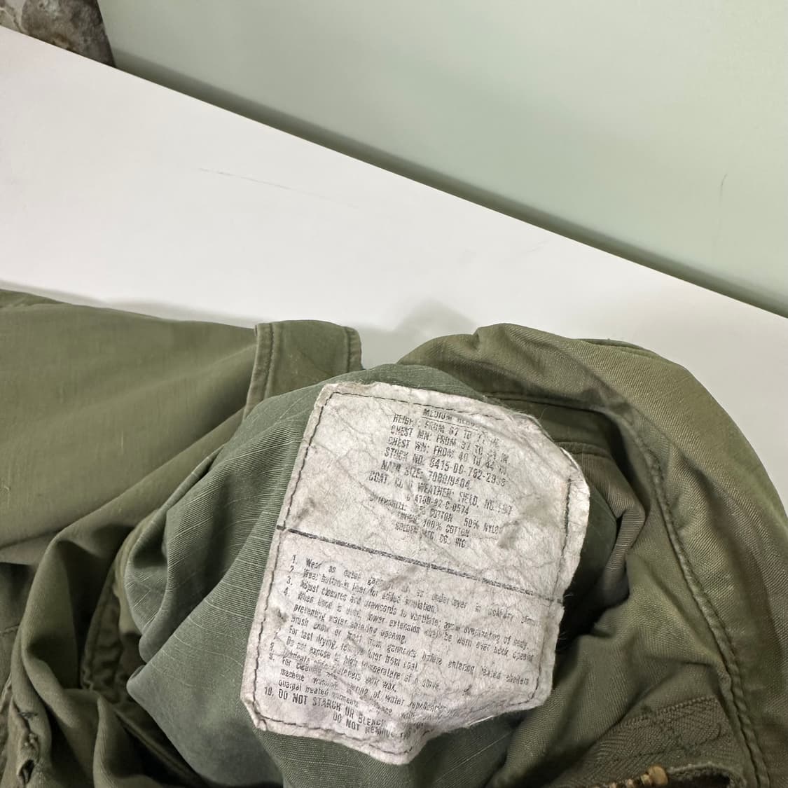 M 레귤러 100 US 밀리터리 M65 필드 야상자켓 상품이미지6