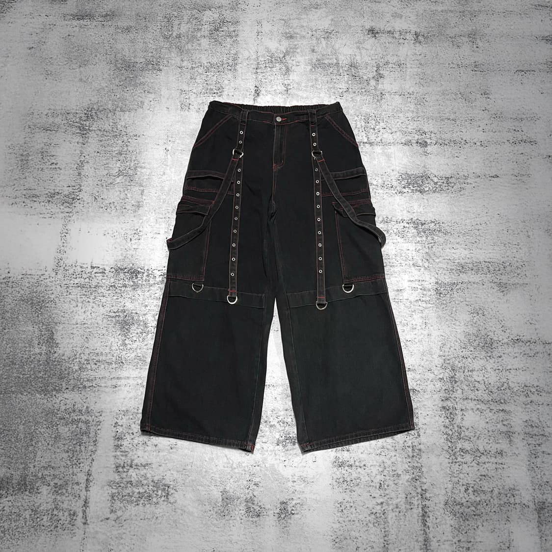 bondage punk wide pants  상품이미지1