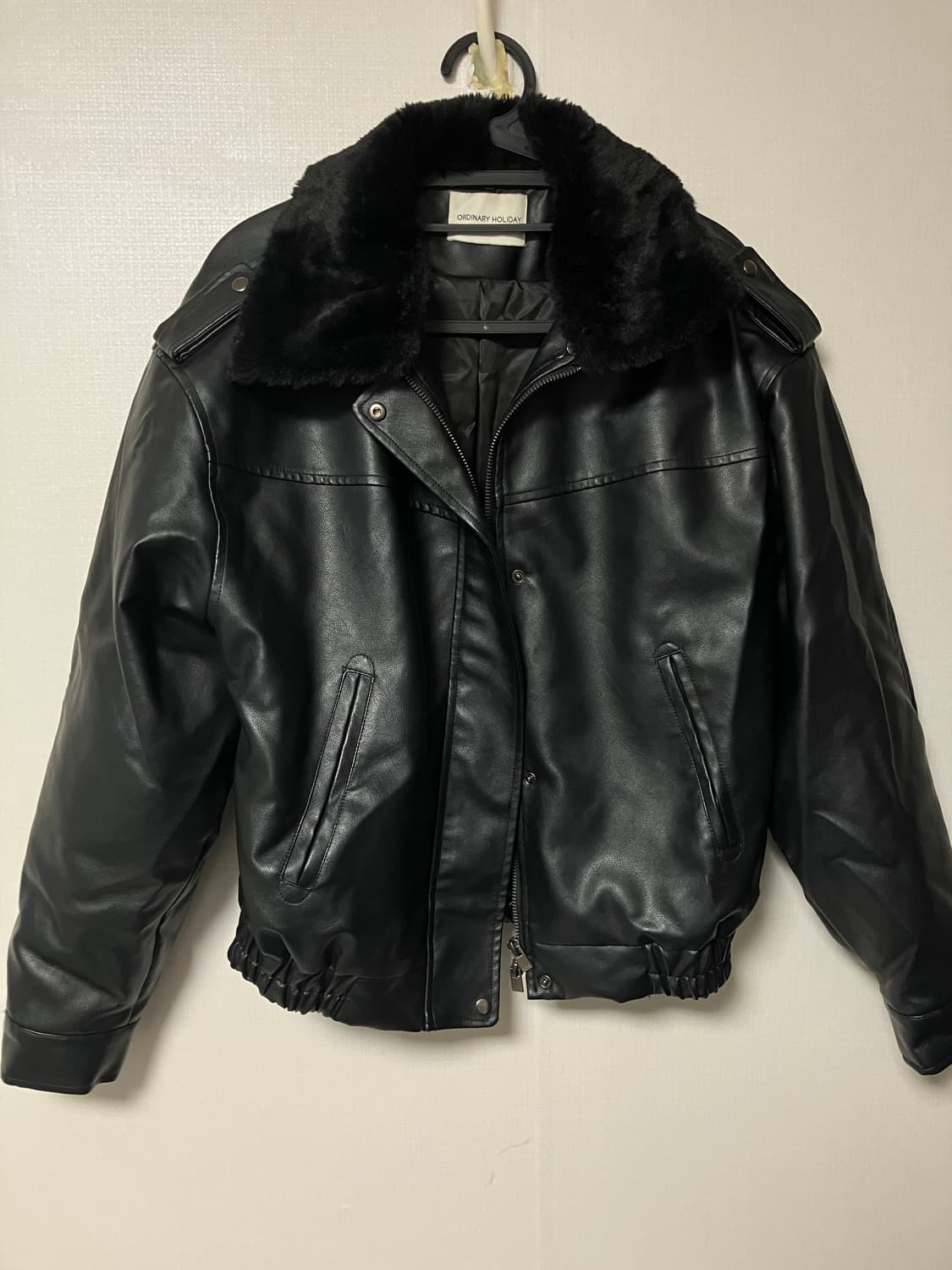 오디너리 홀리데이 가죽자켓 가죽집업 상품이미지1