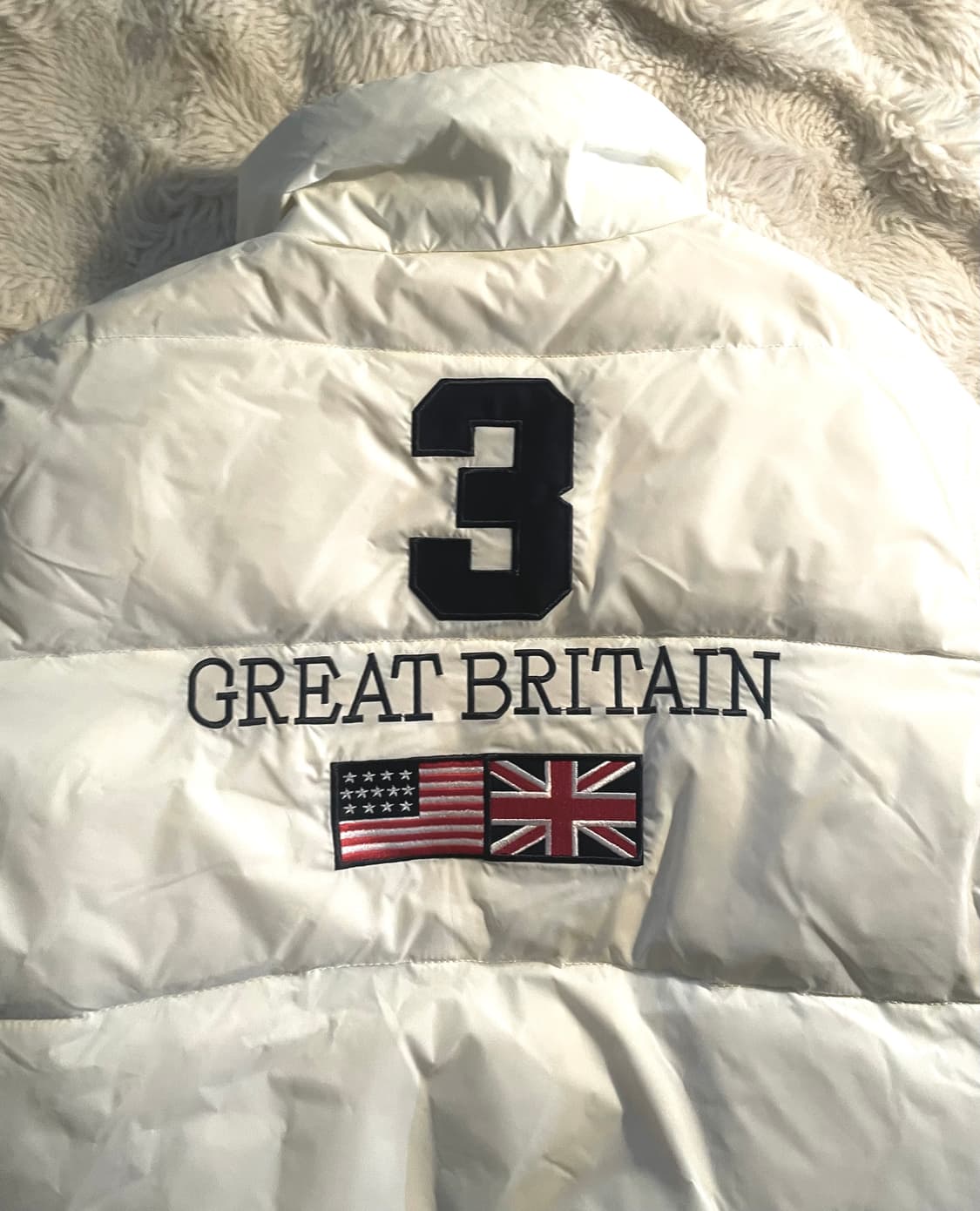 폴로 랄프로렌 빅포니 브리튼 크림 화이트 패딩 상품이미지2