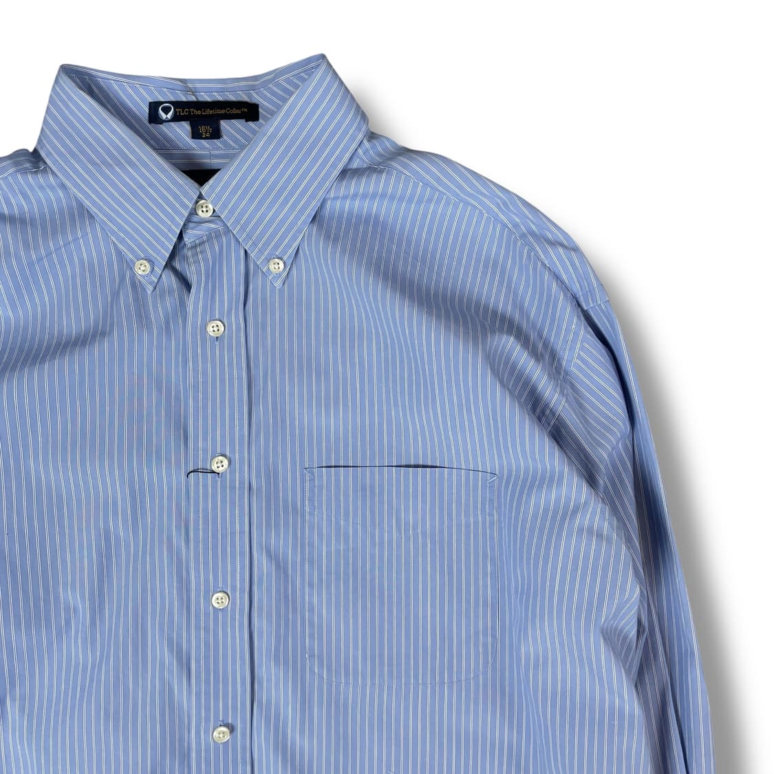 타미힐피거 월계수 자수 레귤러 핏 스트라이프 옥스퍼드 셔츠 상품이미지3