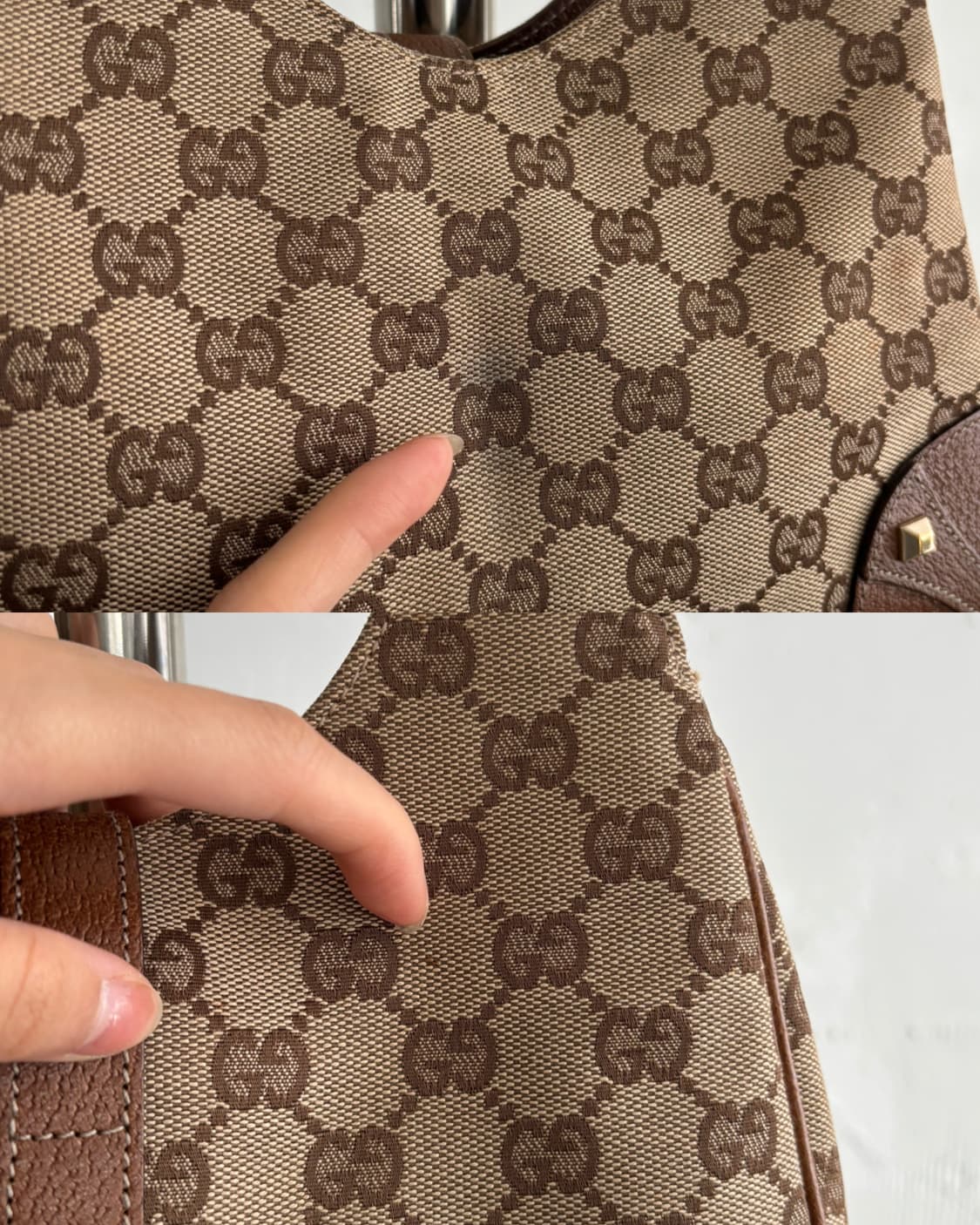 Gucci 구찌 GG 로고 재키 캔버스 백 상품이미지10