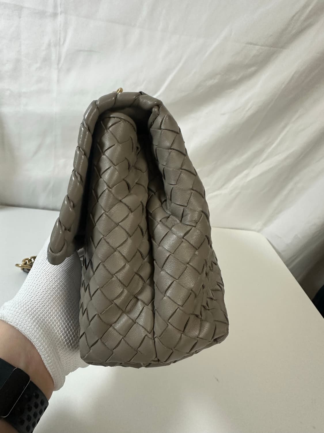 보테가베네타 올림피아백 라이트그레이 (OS) 상품이미지6