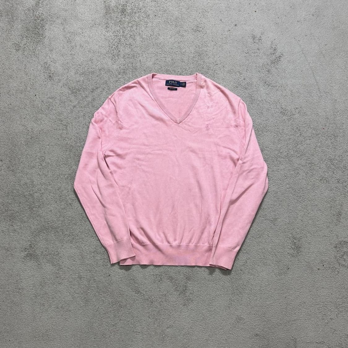 폴로 피마코튼 브이넥 니트 S 상품이미지1