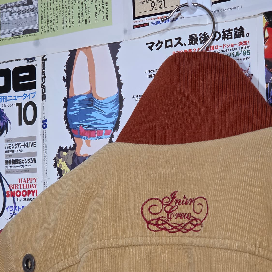 빈티지 베이지 코듀로이 패디드 자켓 상품이미지7