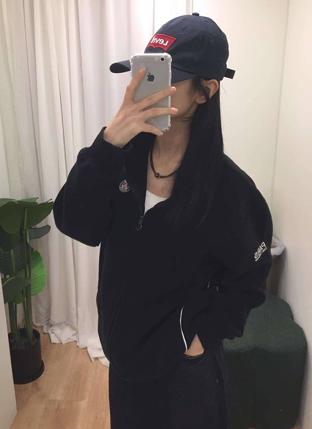 공용 빈티지 파리생제르망 집업 95~100 상품이미지1