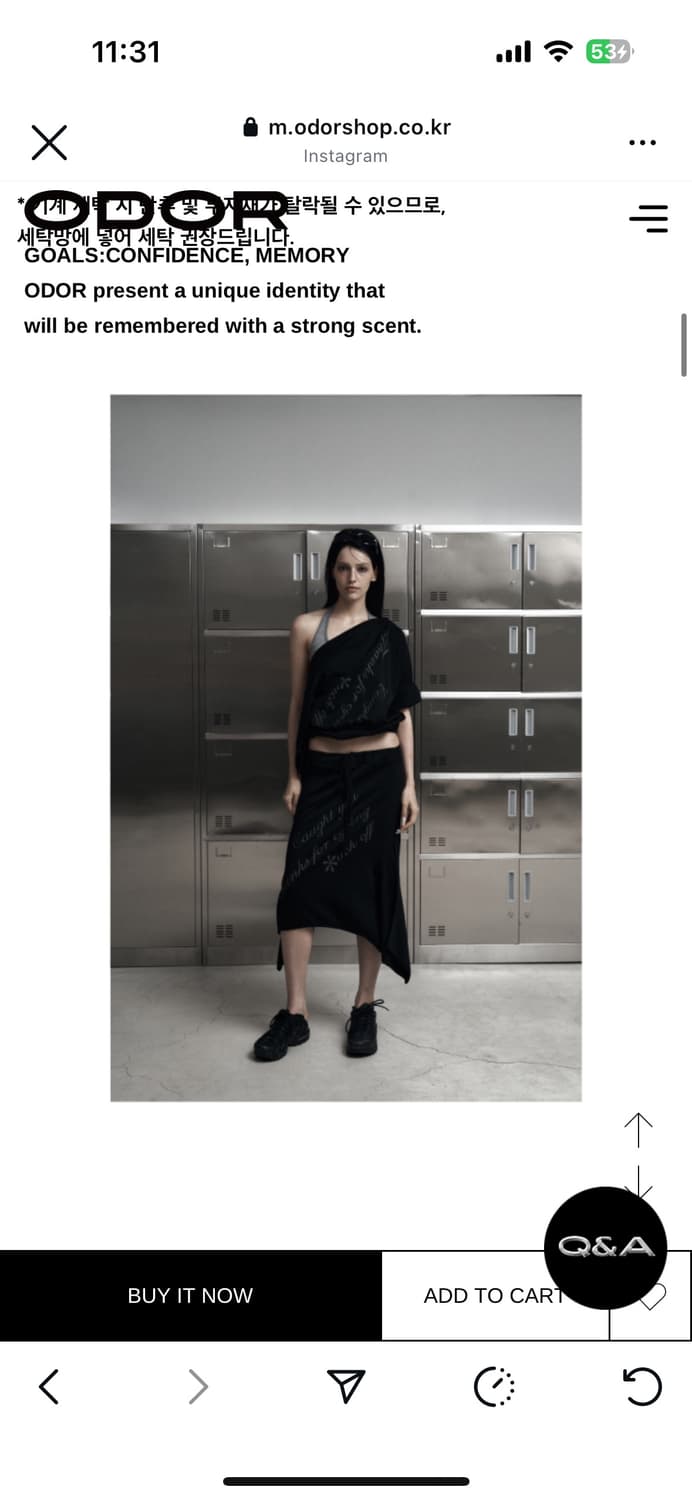 오도어 it girl tee skirt 상품이미지3