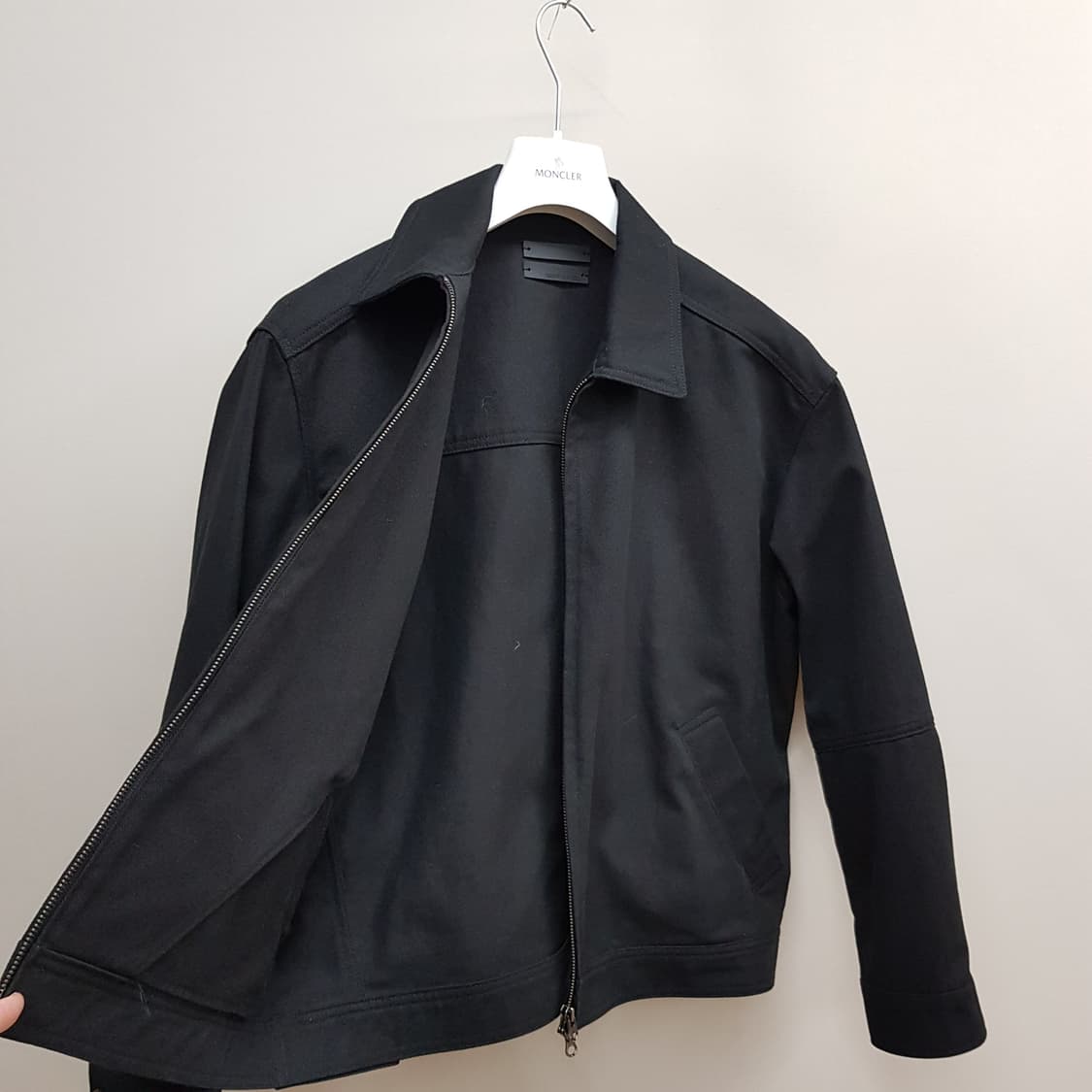 ESSENTIAL by EQL 2023 블랙 코튼 집업 자켓 M사이즈 상품이미지6