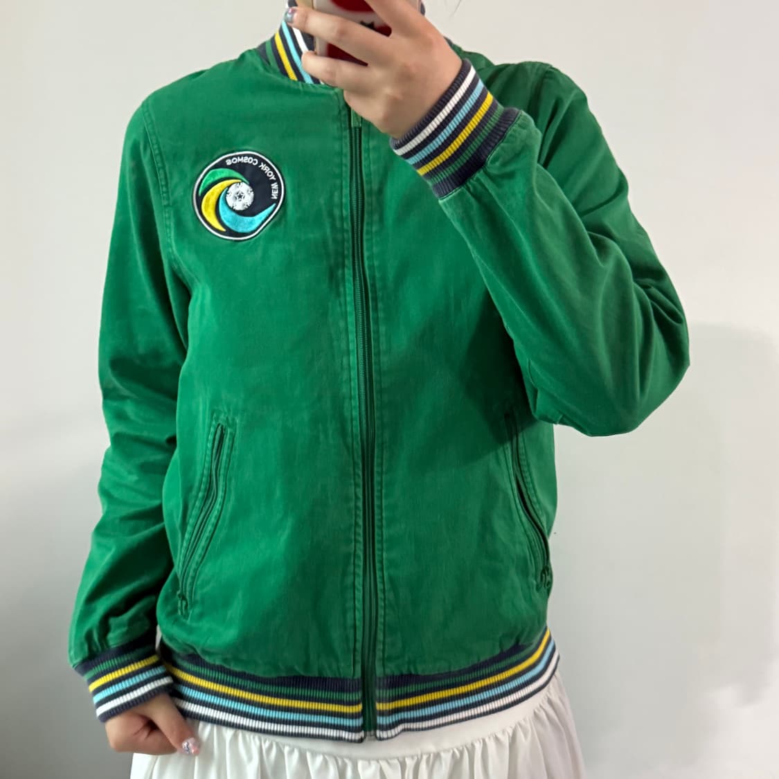 [S] 엄브로 그린 뉴욕코스모스 자켓 상품이미지2