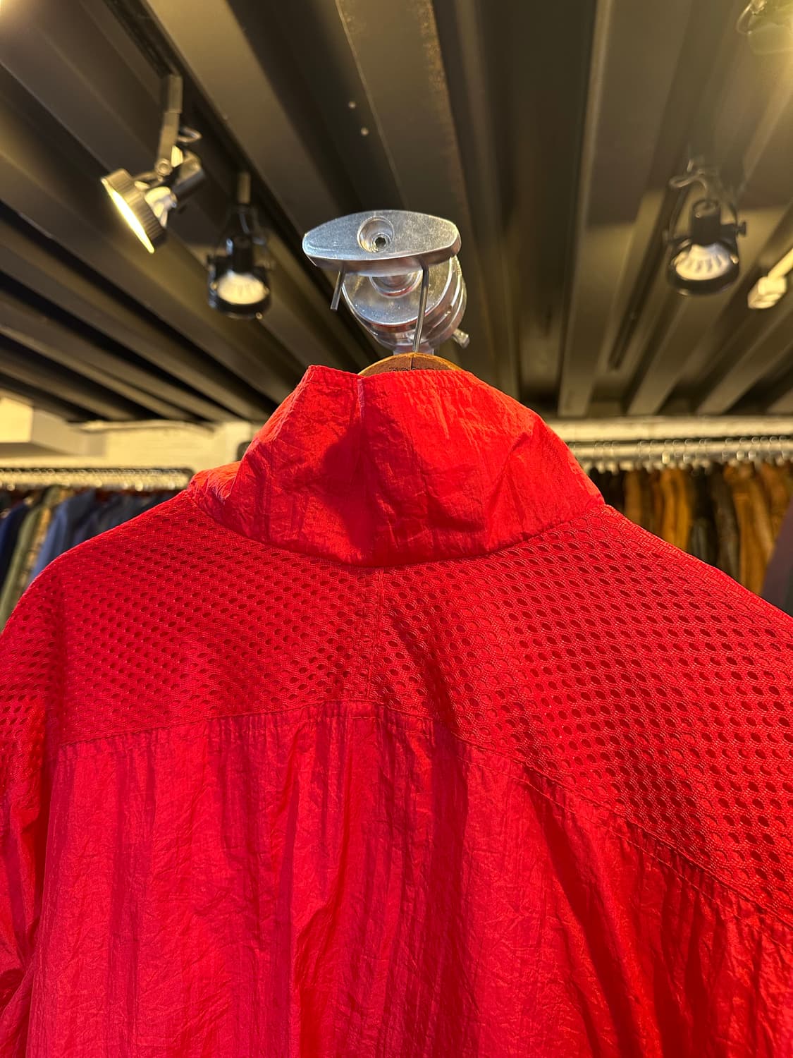 90s 올드스쿨 나이키 스우시 커스텀 메쉬 트랙 자켓 상품이미지7