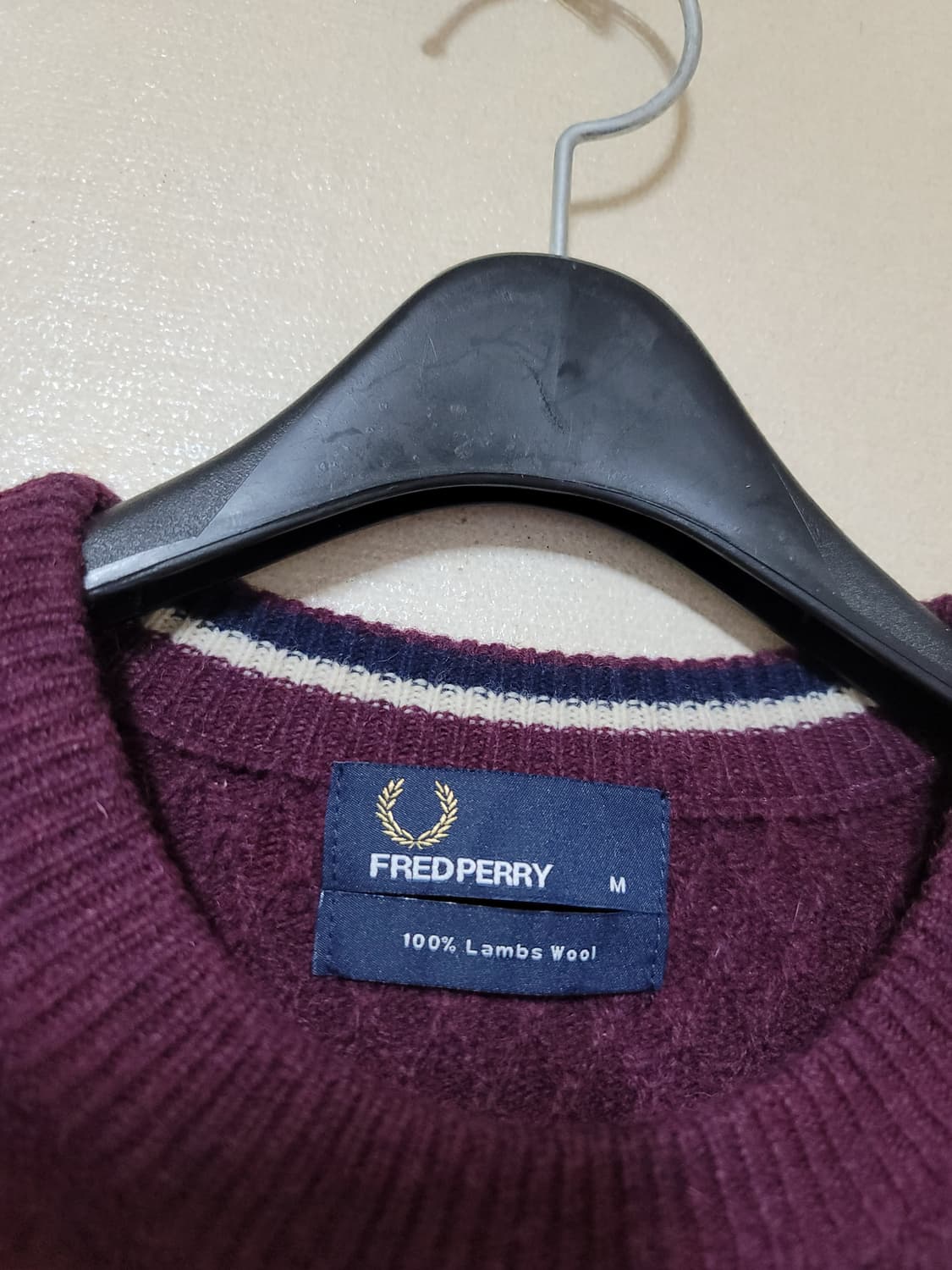 프레드페리 램스울 니트 상품이미지6