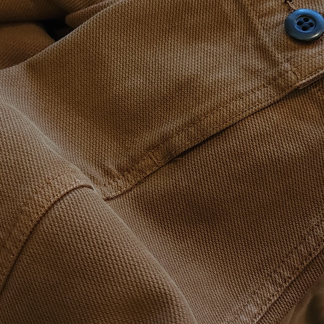 90s 밀스펙 캔버스 자켓 헌팅 초어자켓 브라운 L 상품이미지9