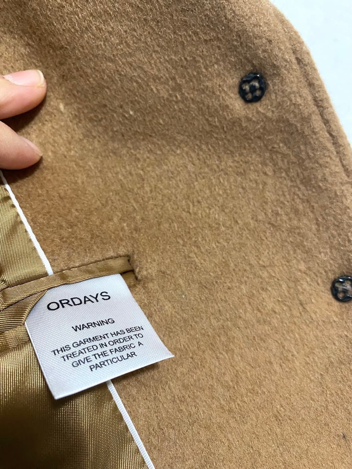 오디에스 쓰리버튼 자켓 상품이미지4