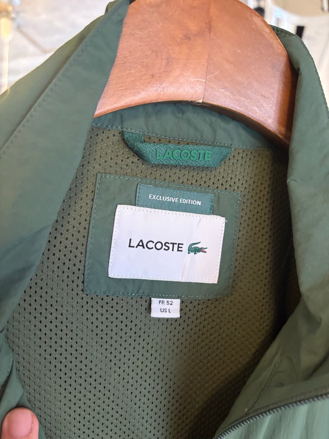 라코스테 그린 바람막이 점퍼 상품이미지3