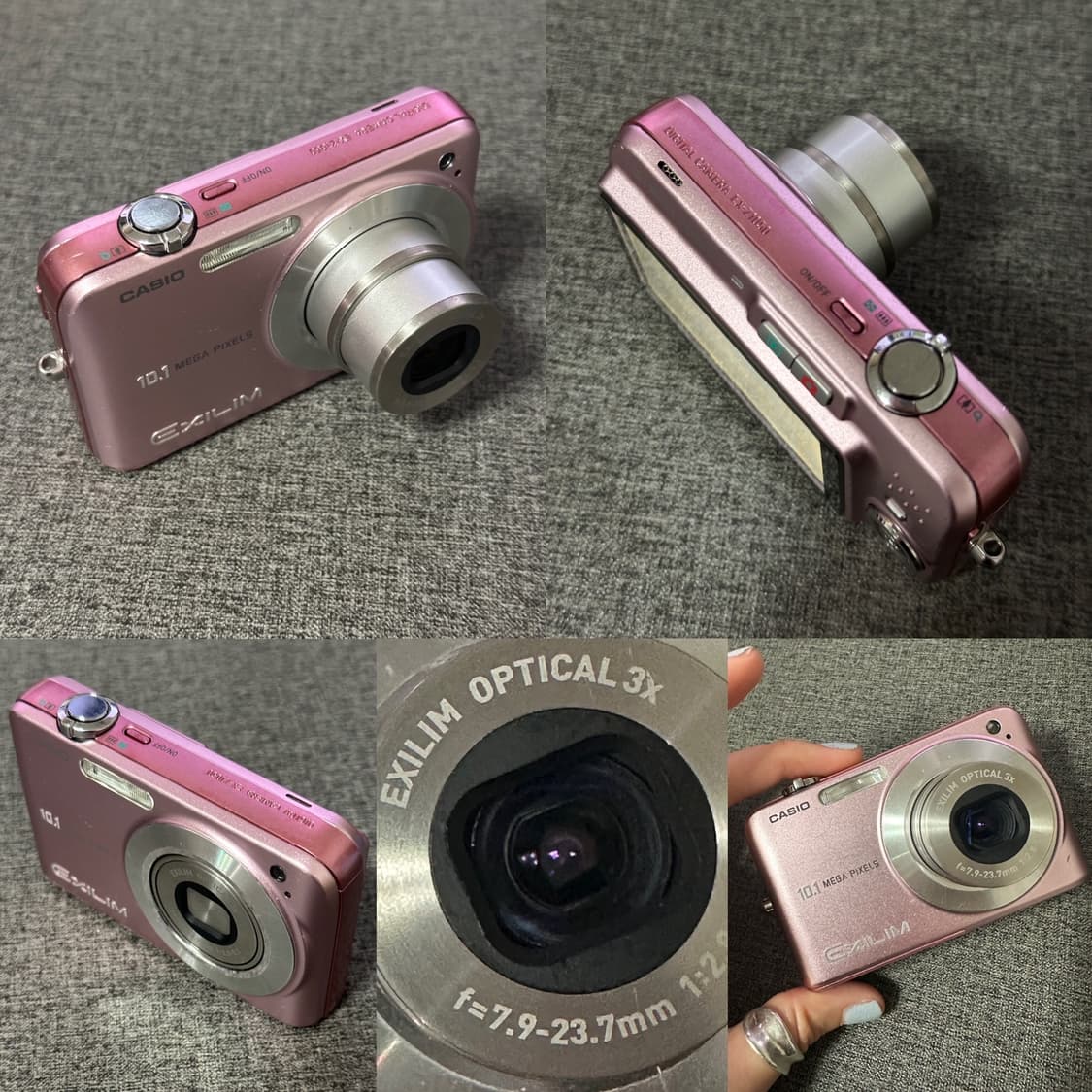 르세라핌 은채 디카🌸카시오 엑슬림 EX-Z1050 핑크 + 정품충전기 상품이미지7