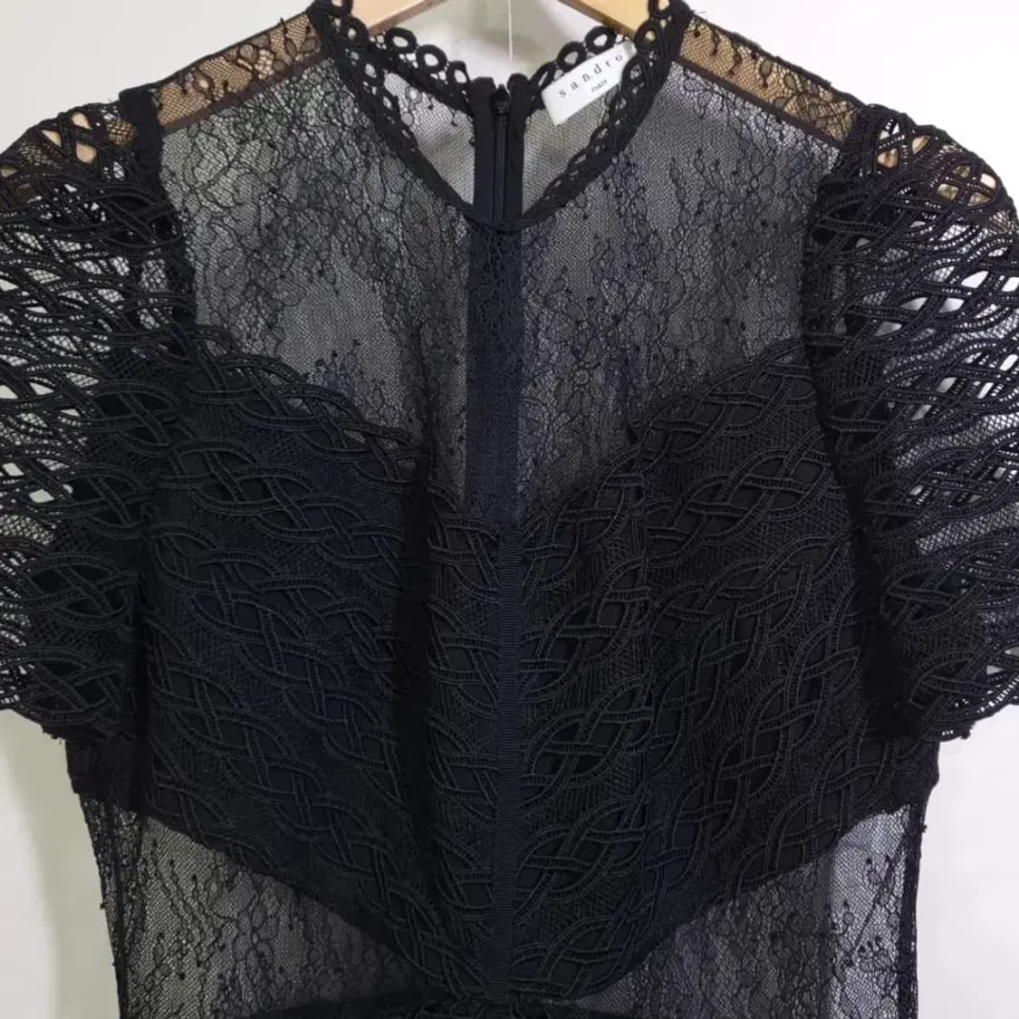 산드로 블랙 레이스 원피스 ~55 상품이미지5