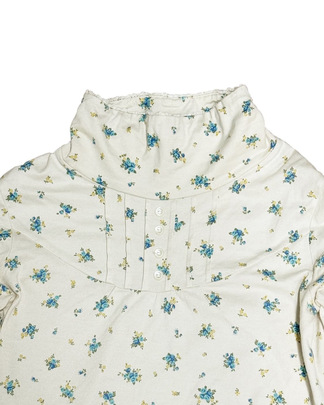 하구미 플라워 패턴 목폴라 상품이미지2