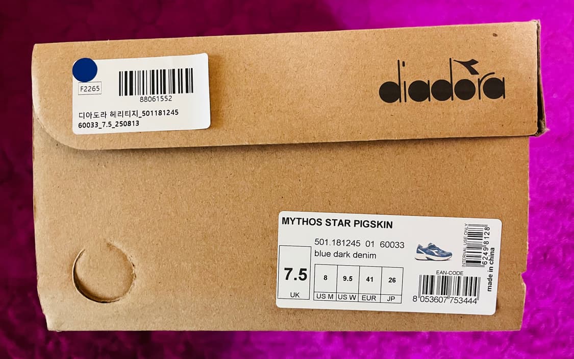 디아도라 헤리티지 미토스스타 스니커즈드립니다[미착용새상품] 해 상품이미지5