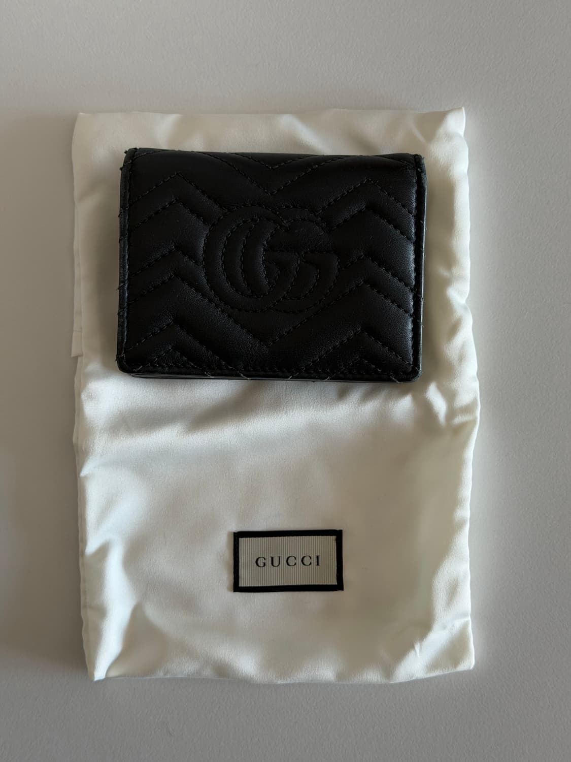 구찌 마몬트 마틀라세 반지갑 블랙 상품이미지4