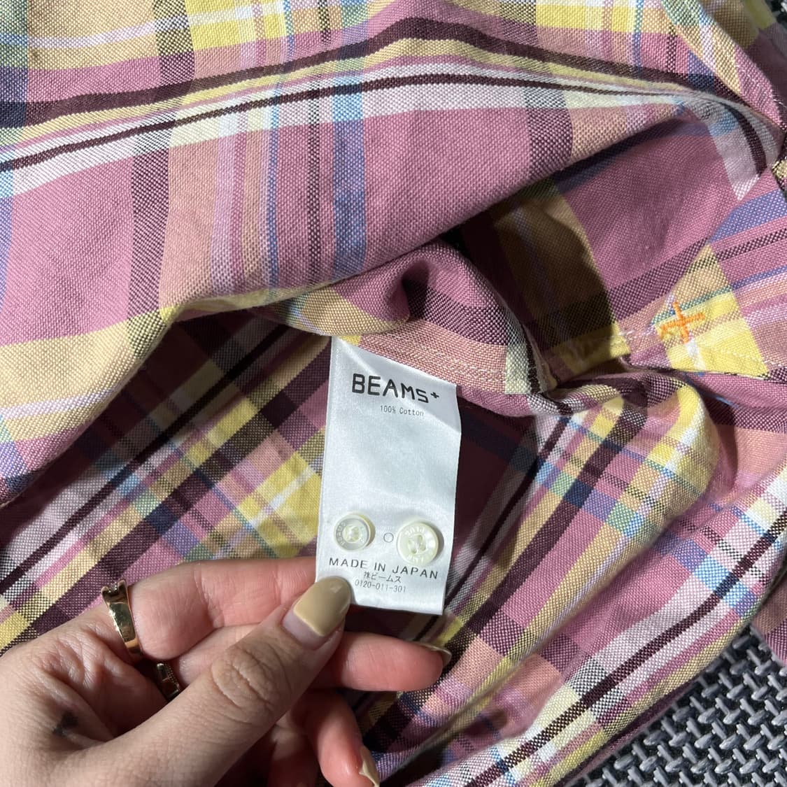 (새상품)BEAM PLUS 셔츠(L) 상품이미지7