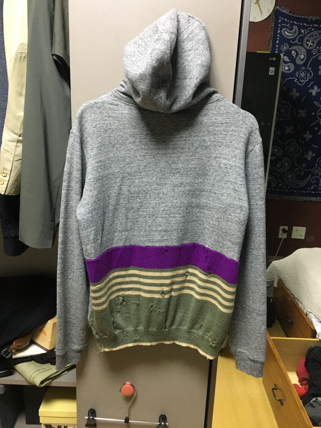 Undercover distressed hoodie zip up 상품이미지4