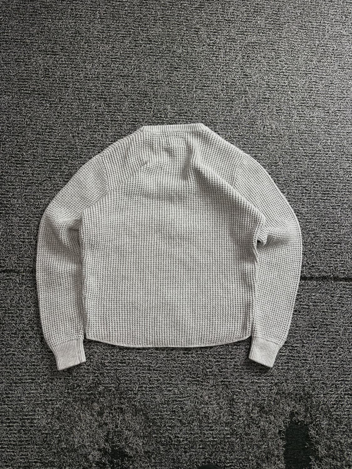 빔즈 재팬 오버핏 크루넥 니트 그레이 3139 상품이미지4