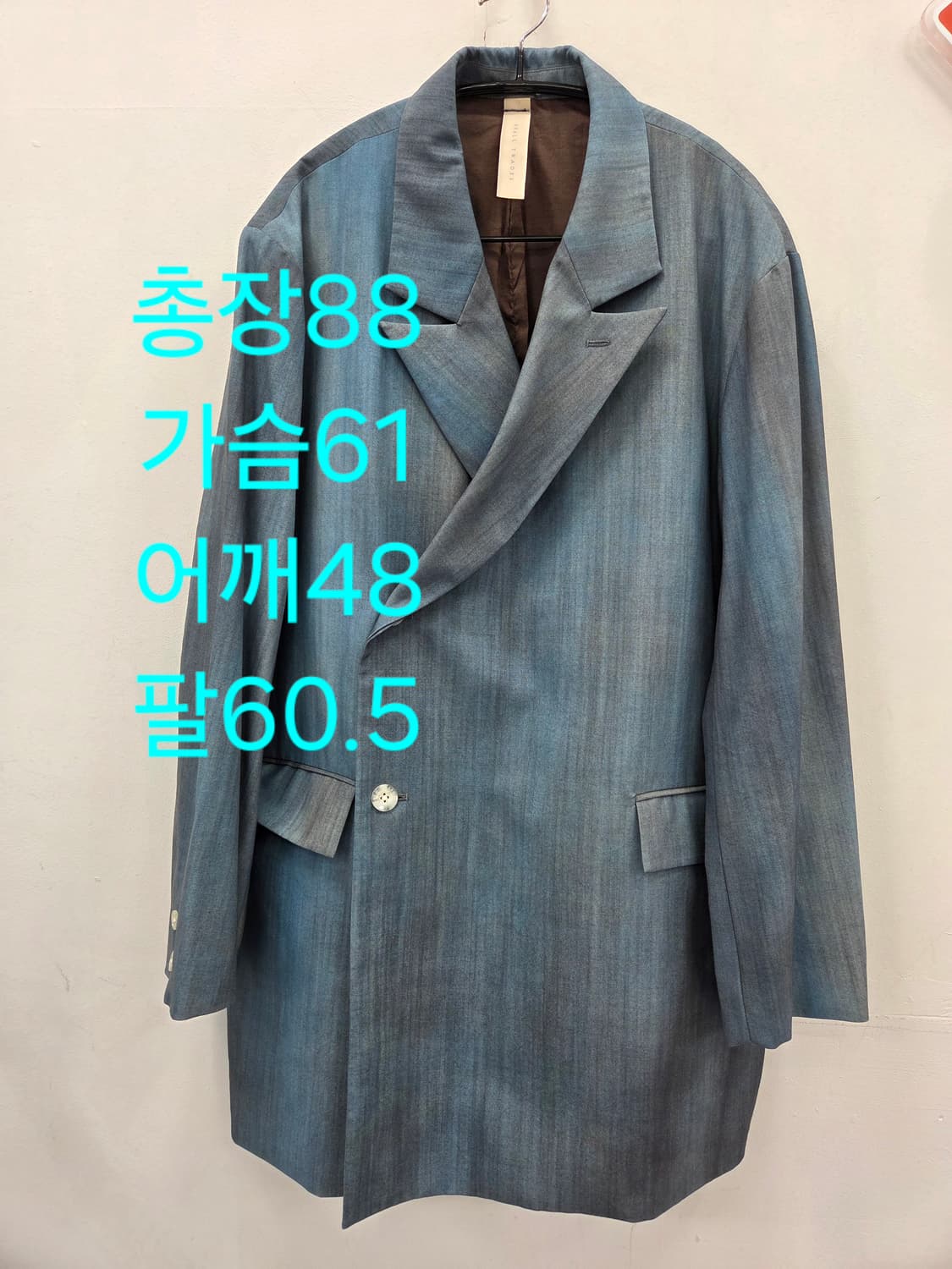 M 신야코즈카 SHINYAKOZUKA 더블 브라운 자켓 상품이미지3