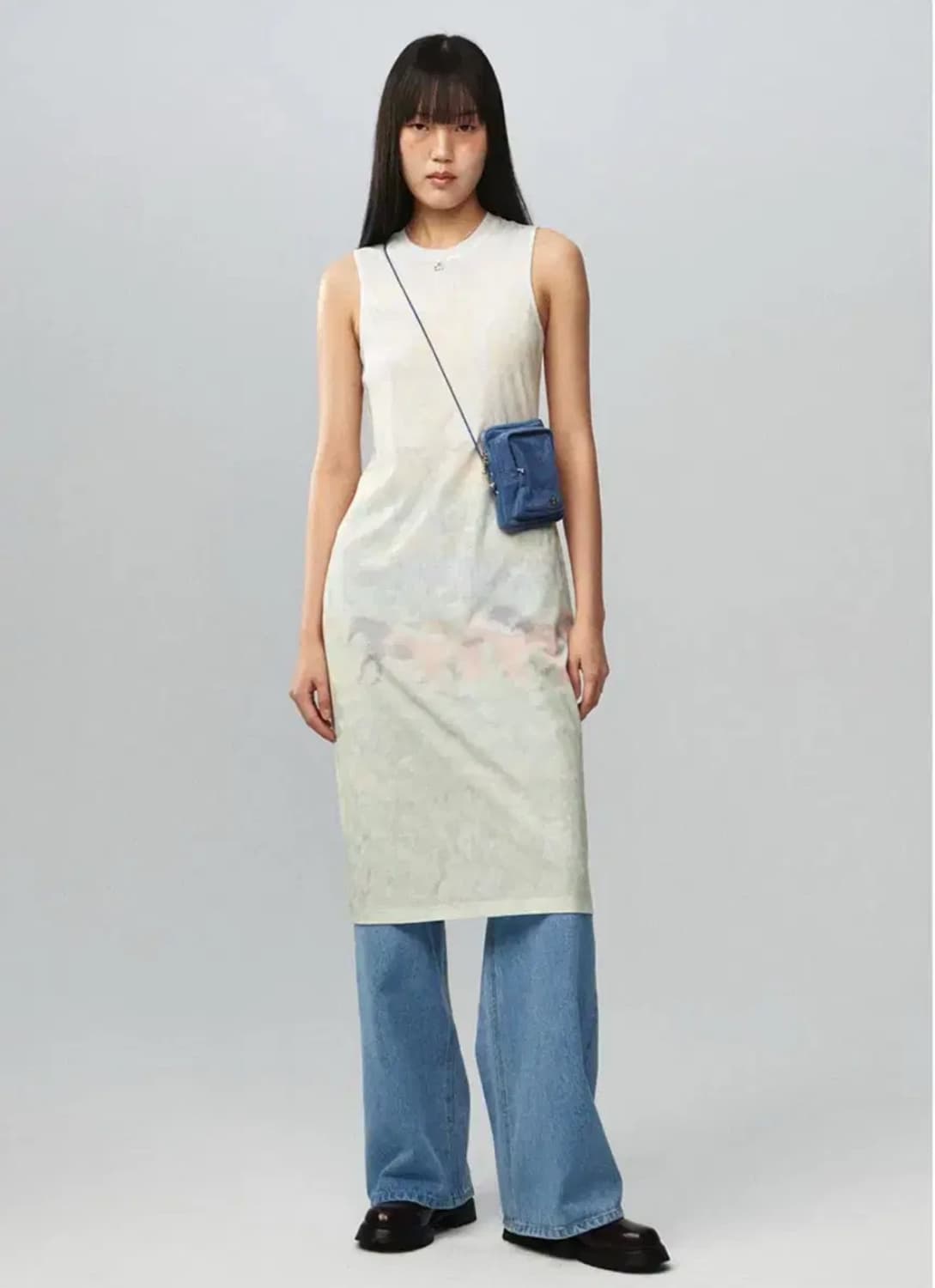 기준 원피스 print sleeveless dress print 상품이미지2