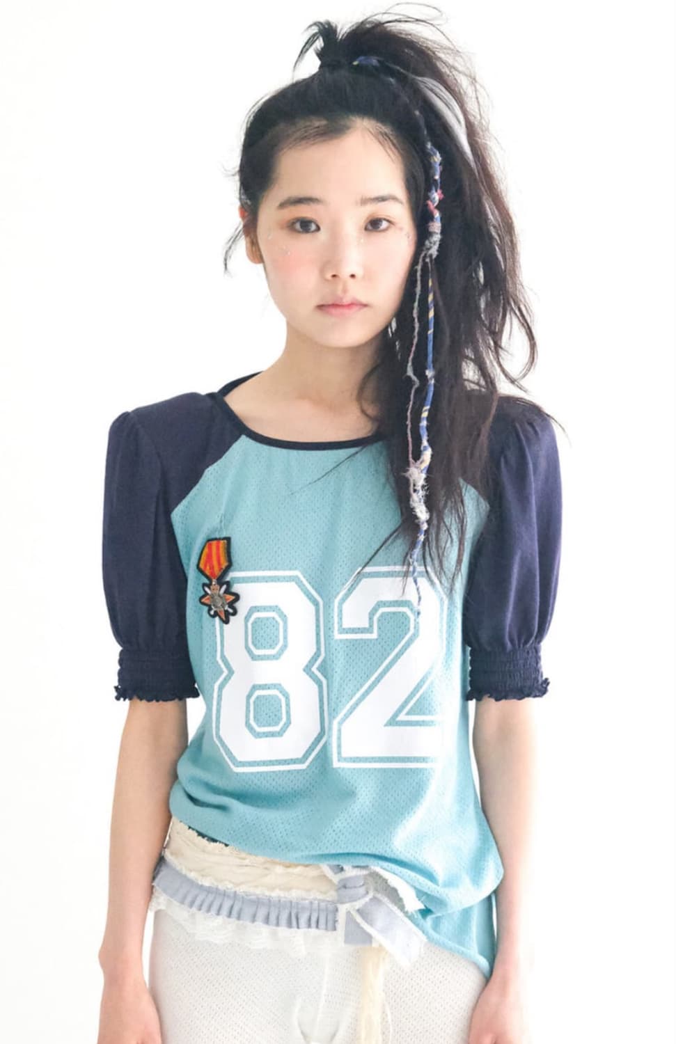샵페어리 패드 숄더 레글런 하프 탑 구해요!!! 상품이미지1