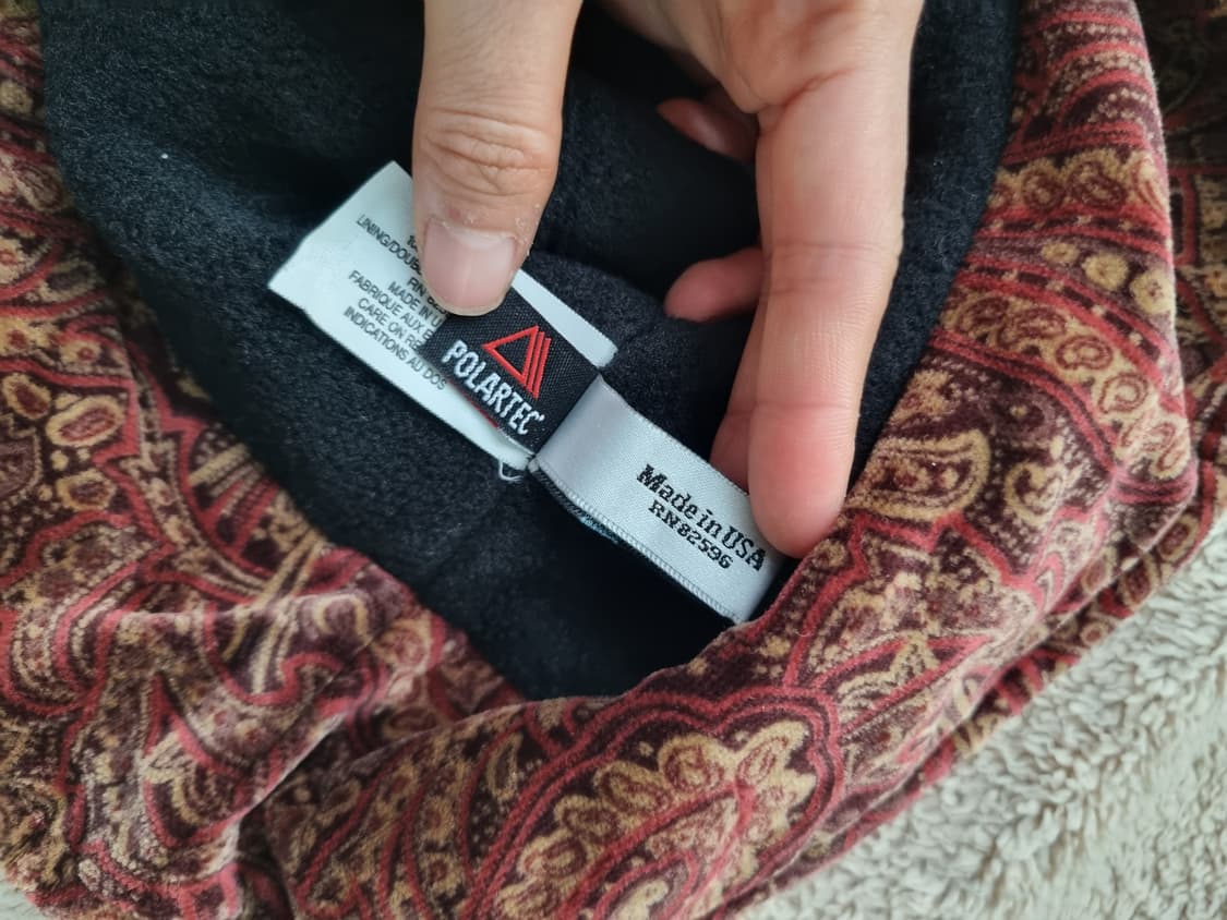 아메리칸 빈티지 Neckworks 폴라텍 페이즐리 버킷햇 상품이미지4