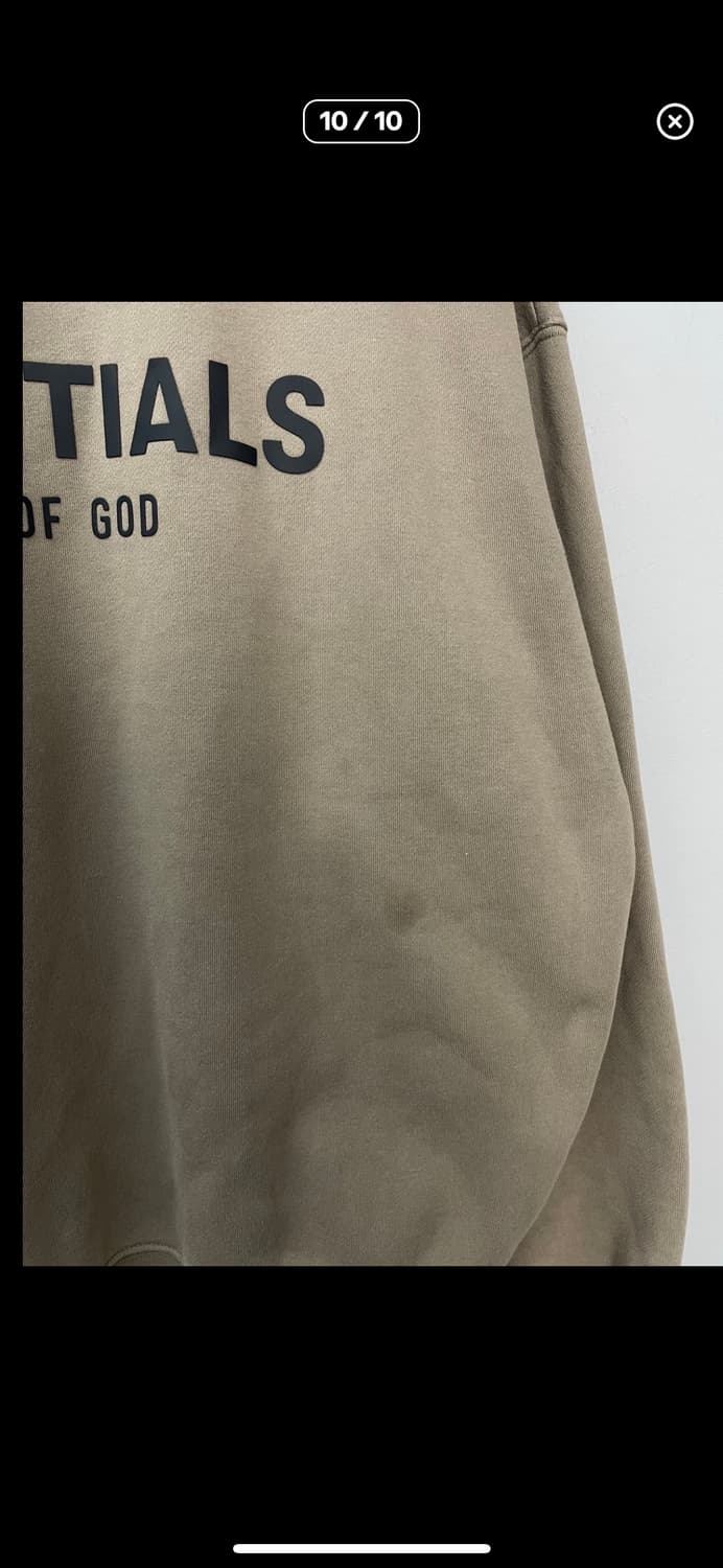 에센셜 피어오브갓 모크넥 하프집업 맨투맨 A2422 상품이미지9