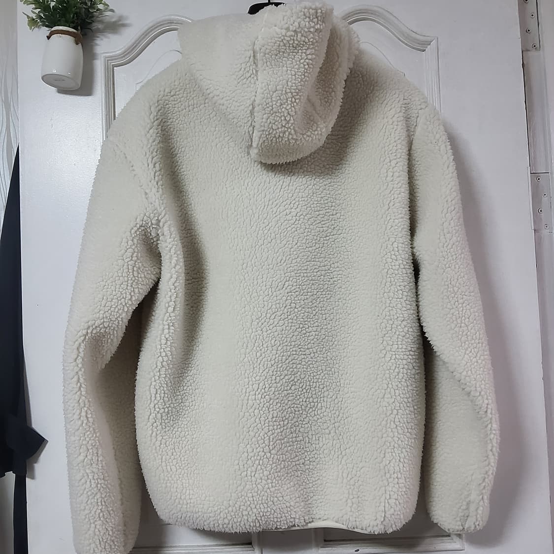 디키즈 후드 뽀글이 플리스 후리스 자켓 아이보리 100 상품이미지3