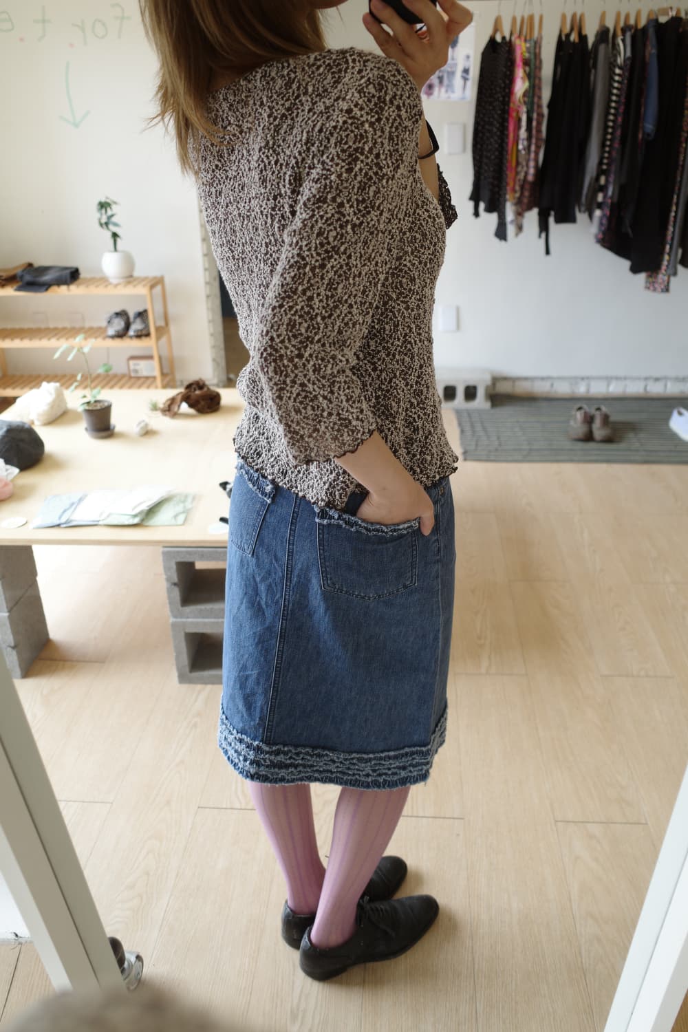 Brown Rinkle Top  상품이미지6