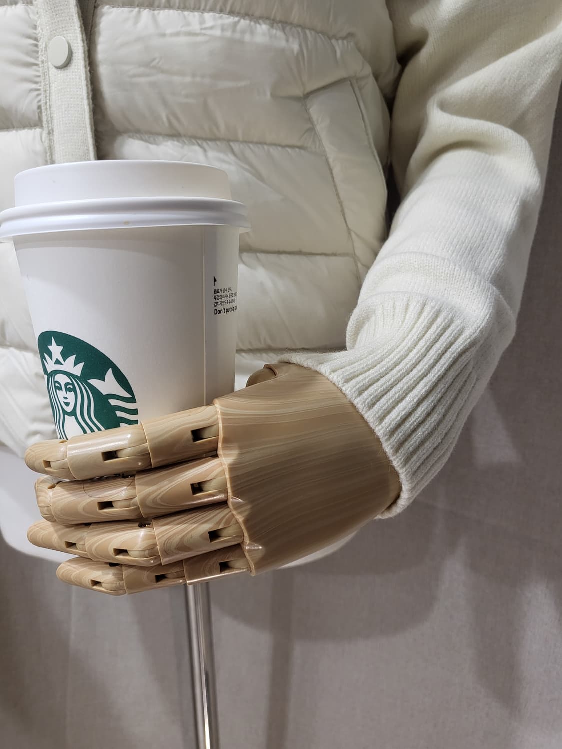 택포🎁새상품 경량 오리털 가디건 니트 덕다운 폴라 스웨터 패딩 상품이미지9